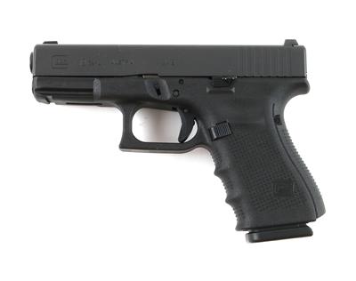 Pistole, Glock, Mod.: 19 Gen. 4, Kal.: 9 mm Para, - Jagd-, Sport- und Sammlerwaffen