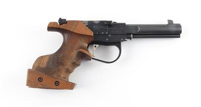 Pistole, Morini C. Arms - Schweiz, Mod.: 102E - elektronischer Abzug, Kal.: .22 l. r., - Jagd-, Sport- und Sammlerwaffen