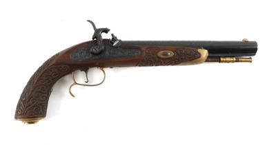 Vorderlader-Perkussionspistole, unbekannter Hersteller, Kal.: .44", - Jagd-, Sport- und Sammlerwaffen
