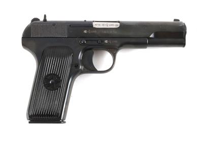 Pistole, unbekannter, russischer Hersteller, Mod.: Tokarev TT33, Kal.: 7,62 mm Tok., - Jagd-, Sport- und Sammlerwaffen