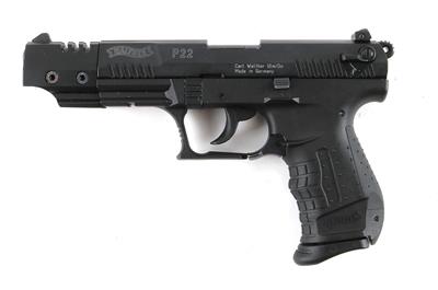 Pistole, Walther, Mod.: P22 mit Kompensator, Kal.: .22 l. r., - Lovecké, sportovní a sběratelské zbraně