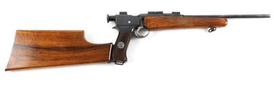 Skurriler Umbau einer Pistole Steyr M07 auf KK, unbekannter Hersteller, Einzellader, Kal.: .22 l. r., - Jagd-, Sport- und Sammlerwaffen