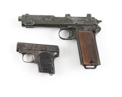 Konvolut aus einer Steyr M.12 und einem FN 1906 Klon, - Jagd-, Sport- und Sammlerwaffen