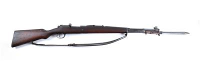 Repetierbüchse, DWM, Mod.: portugiesisches Infanteriegewehr 1904/M39 mit Bajonett, Kal.: 8 x 57IS, - Jagd-, Sport- und Sammlerwaffen