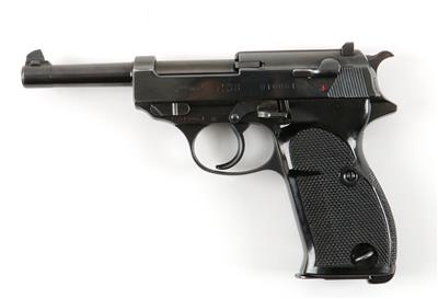 Sehr seltene Pistole, Walther, Mod.: P.38 Nullserie - Fertigung April/Mai 1940, Kal.: 9 mm Para, - Lovecké, sportovní a sběratelské zbraně