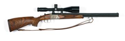 Bockbüchsflinte, Werner Sodia - Salzburg, Mod.: System und Design Horst Blaser - Modell Jagd, Kal.: 5,6 x 52R/20/76, - Jagd-, Sport-, & Sammlerwaffen