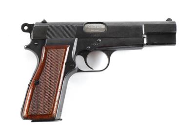Pistole, FN - Browning, Mod.: 1935 HP - Gendarmerie Niederösterreich, Kal.: 9 mm Para, - Jagd-, Sport-, & Sammlerwaffen