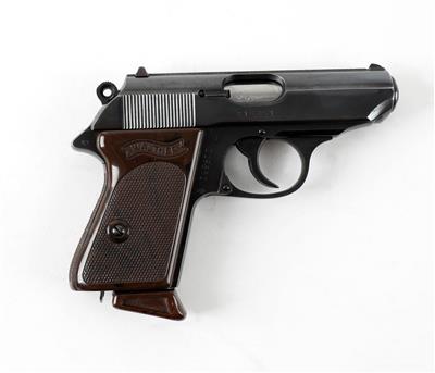 Pistole, Walther - Ulm, Mod.: PPK, Kal.: 7,65 mm, - Jagd-, Sport-, & Sammlerwaffen