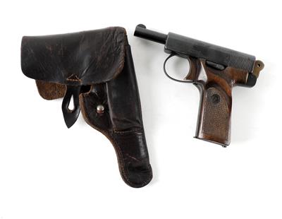 Pistole, Webley  &  Scott, Mod.: 1906, Kal.: 7,65 mm, - Jagd-, Sport-, & Sammlerwaffen