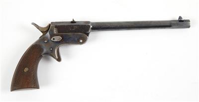 KK-Hahnkipplaufpistole, unbekannter Wiener Hersteller, Kal.: .22 l. r., - Lovecké, sportovní a sběratelské zbraně