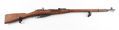 Repetierbüchse, unbekannter Hersteller, Mod.: russisches Infanteriegewehr M1891 System Mosin Nagant - für die finnische Armee umgebaut bei Tikka, Kal.: 7,62 x 54R, - Lovecké, sportovní a sběratelské zbraně