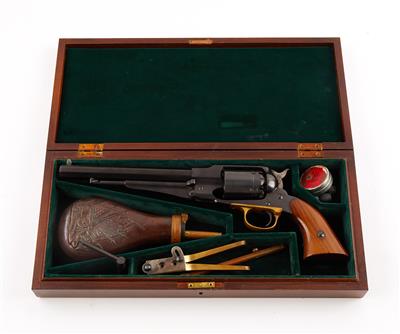 VL-Perkussionsrevolver, Westerners Arms/Uberti - Italien, Mod.: 1858 New Army in einer Schatulle, Kal.: .44", - Lovecké, sportovní a sběratelské zbraně