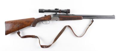 Bockbüchsflinte, Scheiring Herbert - Ferlach, Kal.: 7 x 57R/16/70, - Sporting & Vintage Guns