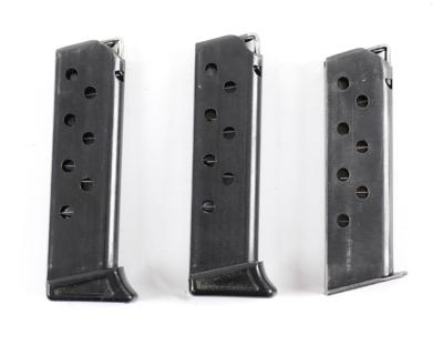 Konvolut aus 3 Walther-PP-Magazinen, Kal.: 7,65 mm, - Jagd-, Sport- und Sammlerwaffen