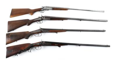 Konvolut aus 4 Hahn-Langwaffen, - Jagd-, Sport- und Sammlerwaffen