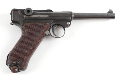 Pistole, DWM, Mod.: P08 Pistooli m/23 - SA Suomen Armeija, Kal.: 7,65 mm Para, - Jagd-, Sport- und Sammlerwaffen