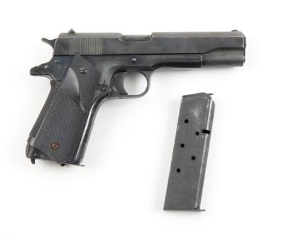 Pistole, Colt, Mod. Colt 1911 A1 - US Army Fertigung 1944, Kal.: .45 ACP, - Jagd-, Sport- und Sammlerwaffen