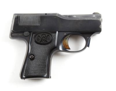 Pistole, Walther - Zella/Mehlis, Mod.: 1, 1. Ausführung - Einknopfausführung frühe Fertigung, Kal.: 6,35 mm, - Sporting & Vintage Guns