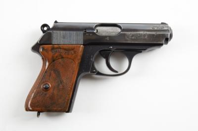 Pistole, Walther - Zella/Mehlis, Mod.: PPK 4. Ausführung (4. Typ einer Sonderbestellung einer Parteiorganisation), Kal.: 7,65 mm, - Jagd-, Sport-, & Sammlerwaffen
