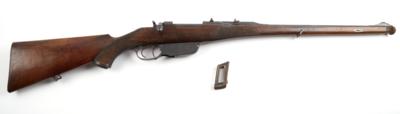 Repetierbüchse, vermutlich Waffenfabrik Steyr, Mod.: jagdlicher Mannlicher Repetierkarabiner M1895 mit Laderahmen, Kal.: 8 mm (möglicherweise 8 x 50R), - Armi da caccia, competizione e collezionismo