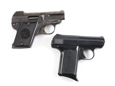 Konvolut aus 2 Pistolen, Reck P8 und Steyr 1909, beide Kal.: 6,35 mm, - Sporting & Vintage Guns