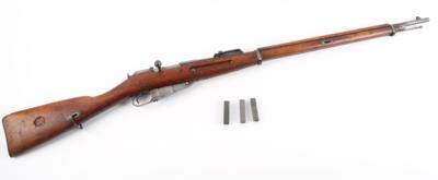 Repetierbüchse, New England Westinghouse Company, Mod.: finnisches Mosin Nagant Gewehr M1891, Kal.: 7,62 x 54R, - Armi da caccia, competizione e collezionismo