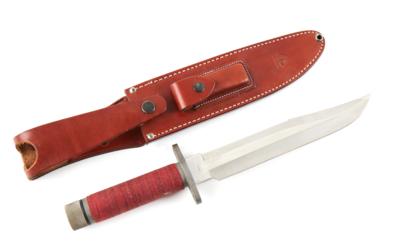 Feststehendes Messer Al Mar Knife, Mod.: Green Barret Überlebensmesser, - Jagd-, Sport- und Sammlerwaffen