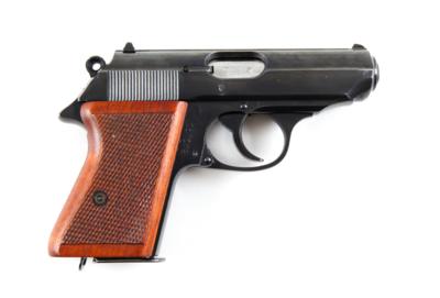 Pistole, Manurhin, Mod.: Walther PPK vermutlich österreichischer Zoll, Kal.: 7,65 mm, - Armi da caccia, competizione e collezionismo