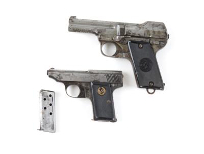 Konvolut aus einem Walther-Pistolenkoffer, - Jagd-, Sport- und  Sammlerwaffen 2023/09/15 - Dosažená cena: EUR 65 - Dorotheum