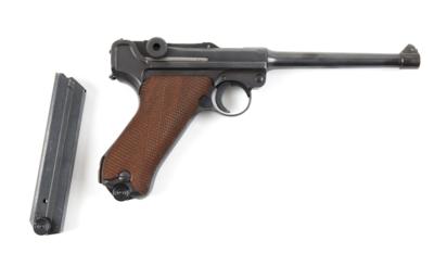Pistole, diverse Hersteller, Mod.: P08 - langer Lauf, Kal.: 9 mm Para, - Jagd-, Sport- und Sammlerwaffen - Für die Herbstjagd