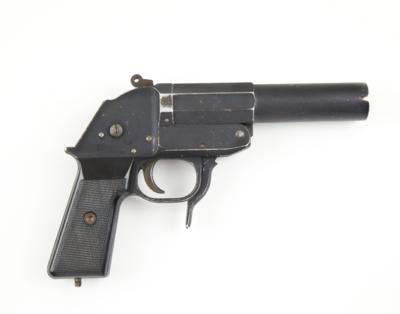Signalpistole, 1001 - Fertigungscode VEB Ernst Thälmann (ehemals Haenel-Werk), Kal.: 4, - Sporting & Vintage Guns