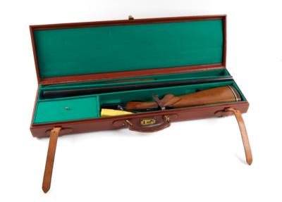 Doppelflinte, Winchester, Mod.: 22 im Lederkoffer, Kal.: 12/70, - Sporting & Vintage Guns
