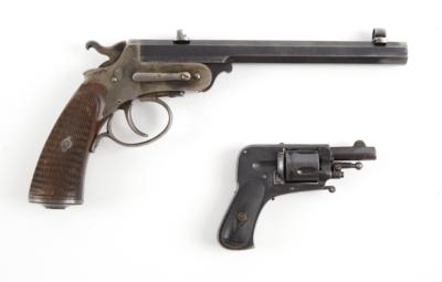 Konvolut aus einer Scheibenpistole und einem Revolver, - Sporting & Vintage Guns