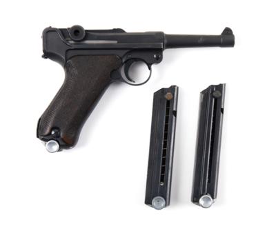 Pistole, DWM, Mod.: P08 - 1916, Kal.: 9 mm Para, - Jagd-, Sport- & Sammlerwaffen