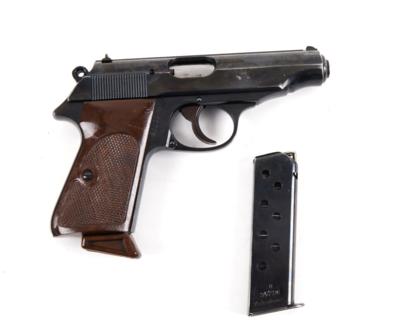 Pistole, Manurhin, Mod.: Walther PP der Wiener Sicherheitswache, Kal.: 7,65 mm, - Jagd-, Sport- & Sammlerwaffen