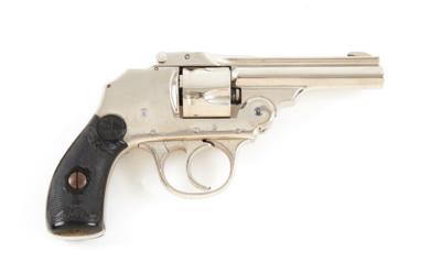 Revolver, Iver Johnson's Arms, Mod.: Safety Automatic Hammerless (2nd Model), Kal.: 8 mm, - Jagd-, Sport- & Sammlerwaffen