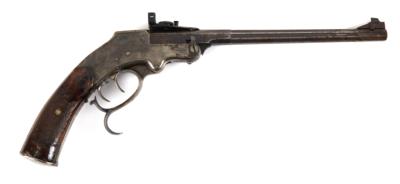 Pistole, unbekannter deutscher Hersteller, Mod.: Sportart Freie Pistole, Kal.: .22 l. r., - Jagd-, Sport-, & Sammlerwaffen