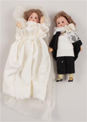 Puppen-Brautpaar, - Hra?ky