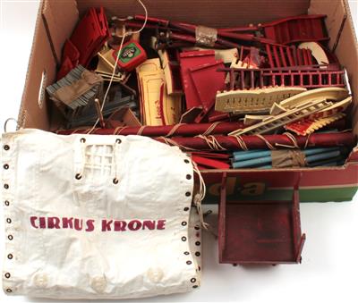 Schaumodell Zirkus Krone um 1940/50. - Spielzeug
