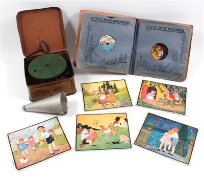 BING Kindergrammophon um 1930, - Spielzeug