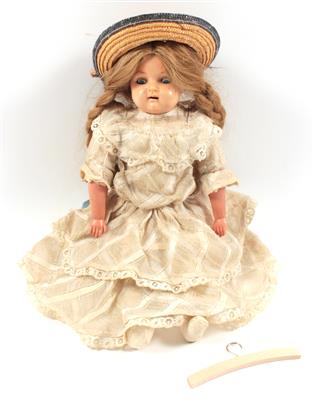 Puppe mit Zelluloid-Schulterkopf, - Toys