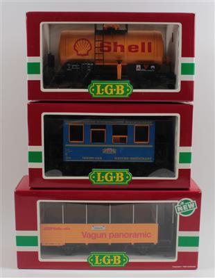 LGB 3 Stk. Waggons Spur G: - Toys