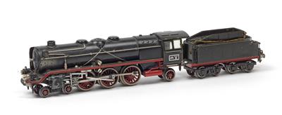 Märklin Spur 0 H. R. 70/12920 Dampflok mit 4-a Tender, - Spielzeug