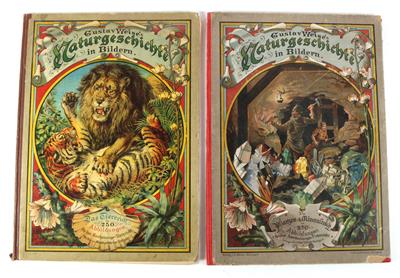 2 Bücher: 'Gustav Weise's Naturgeschichte in Bildern', - Hračky