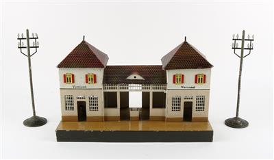 Märklin Bahnhof, um 1930, - Spielzeug