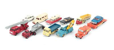 Konvolut Baufahrzeuge 60er Jahre, - Spielzeug