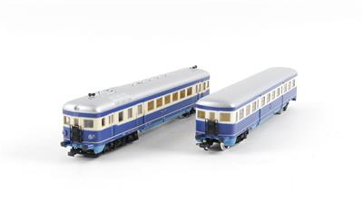 Klein Modellbahn H0 ÖBB VT 5046 Triebwagen und 395 Anhänger, - Spielzeug