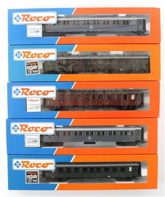 Roco H0 10 Stk. Schnellzug Personenwagen, - Toys