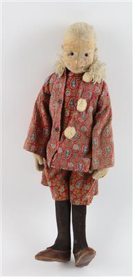 Clown-Puppe von Steiff, um 1909. - Toys