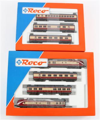 Roco H0 43011 und 43014 Trans Europa Express Set, - Spielzeug